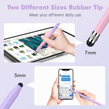StylusHome 5 Pack Dual-end Stylus Pens High Sensitivity Touch Screens