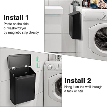 Picowe Magnetic Lint Bin for Laundry - Space-Saving Storage Solution