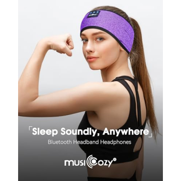 MUSICOZY Wireless Sleep Headphones for Comfort and Sound