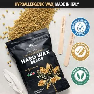 Tress Wellness Hard Wax Beads 2.2 lbs for Sensitive Skin