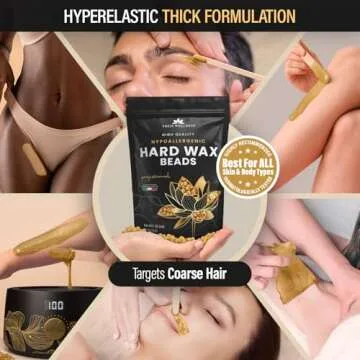 Tress Wellness Hard Wax Beads 2.2 lbs for Sensitive Skin