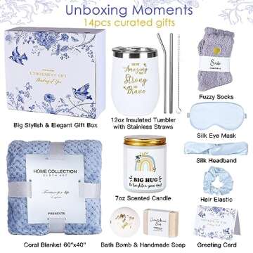 Self Care Gifts for Women, Get Well Soon Gifts for Women, Feel Better After Surgery Care Package wit...