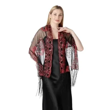 Elegant Baoqiya Wedding Scarf for Women - 1920s Inspire