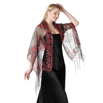 Elegant Baoqiya Wedding Scarf for Women - 1920s Inspire