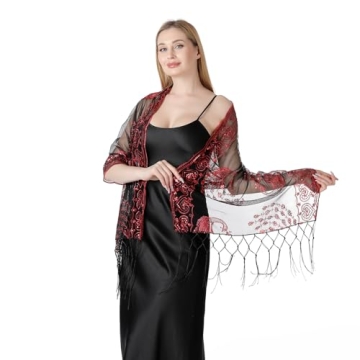 Elegant Baoqiya Wedding Scarf for Women - 1920s Inspire