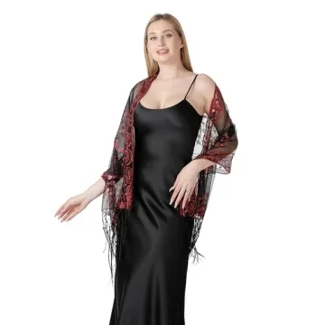 Elegant Baoqiya Wedding Scarf for Women - 1920s Inspire