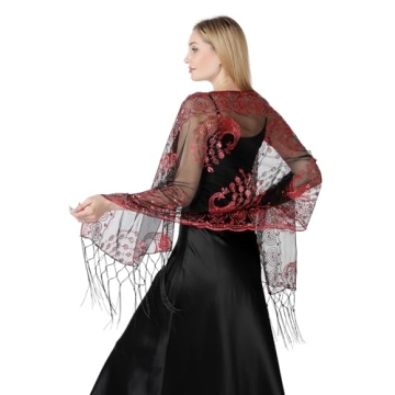 Elegant Baoqiya Wedding Scarf for Women - 1920s Inspire