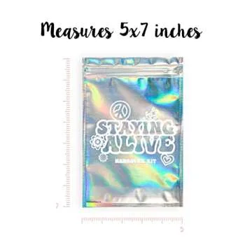 Stayin' Alive Bachelorette Party Hangover Kits (10 Pack) | Last Disco Hangover Kit Bags | Bachelorette Recovery Kit | 21st Birthday Hangover Kits I Bachelorette Survival Kit