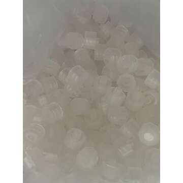 MycologyLids 10 Pack PP Male Luer Lock Plug (Cap) Adapter, Clear, ML1001