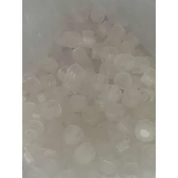 MycologyLids 10 Pack PP Male Luer Lock Plug (Cap) Adapter, Clear, ML1001