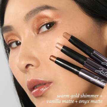 Julep Eyeshadow 101 Palette-Style Crème-to-Powder Waterproof Eyeshadow Sticks – Daylight – Long-Lasting, Crease-Proof, 6 Piece Eyeshadow Set with Built-in Smudger