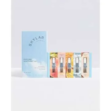 Skylar Eau de Parfum Discovery Spray Sampler Gift Set - Hypoallergenic & Clean Perfume for Women & M...