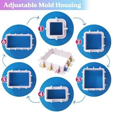 LET'S RESIN Adjustable Mold Housing for Custom Mold Making