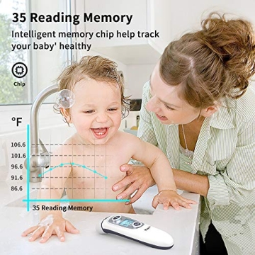 Medical Forehead and Ear Thermometer for All Ages