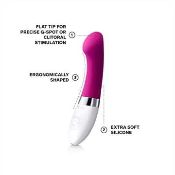 LELO Gigi 2 G Spot Vibrator for Her, Personal Massager, Powerful G Spot Toy with 8 Vibration Patterns, Curved Silent Vibrator for Mind Blowing Fun, Adult Toy, Deep Rose