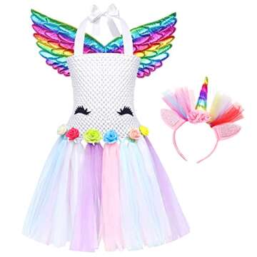 DOLNOW Girls Dress up Trunk 12pcs Costume Set for Ages 3-6