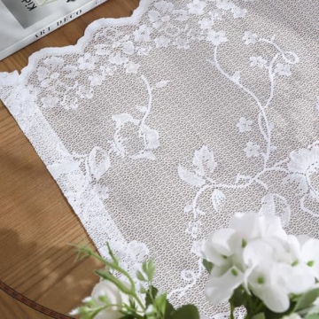 HOMEIDEAS Vintage Lace Curtain for Elegant Home Decor