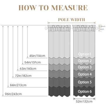 HOMEIDEAS Vintage Lace Curtain for Elegant Home Decor