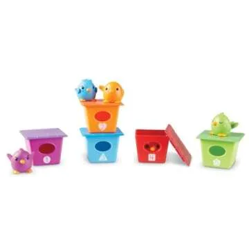 Educational Peek-a-Bird Learning Buddies for Toddlers