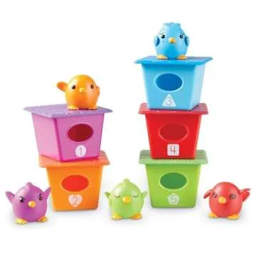Educational Peek-a-Bird Learning Buddies for Toddlers