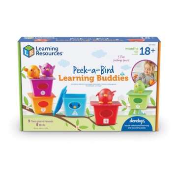 Educational Peek-a-Bird Learning Buddies for Toddlers