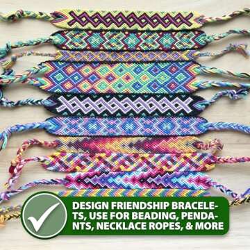 2mm Black Cotton Waxed Cord for Jewelry Making 109 Yards