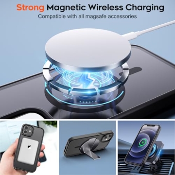 zapica Magnetic iPhone 12 Case with Military Protection