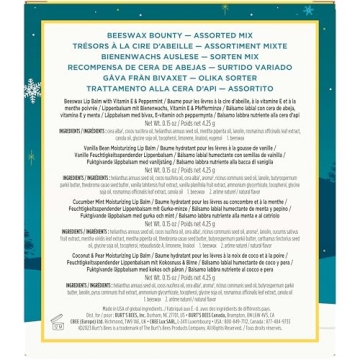 Burt's Bees Christmas Gift Set, 4 Assorted Lip Balms