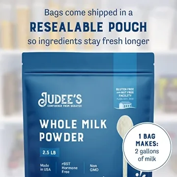 Judee's Whole Milk Powder -  Non-GMO & Gluten-Free 2.5 lb