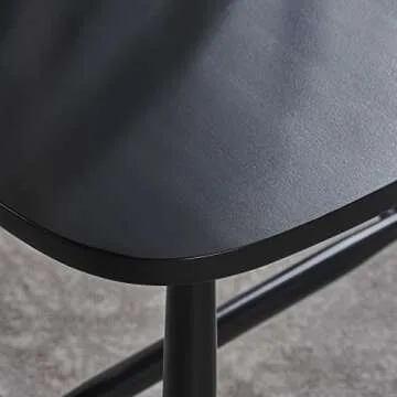 Christopher Knight Home Declan Farmhouse Cottage High Back Spindled Rubberwood Dining Chairs, 2-Pcs Set, Black