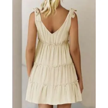 ZESICA Women's Summer Mini Dress - Stylish & Versatile