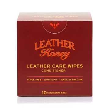 Leather Honey Leather Conditioner Wipes: Restore Leather On-The-Go