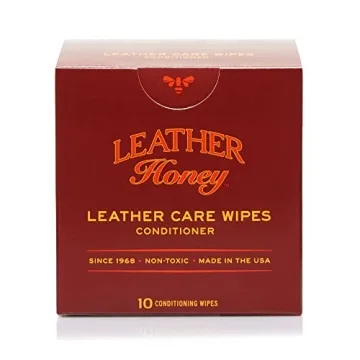 Leather Honey Leather Conditioner Wipes: Restore Leather On-The-Go