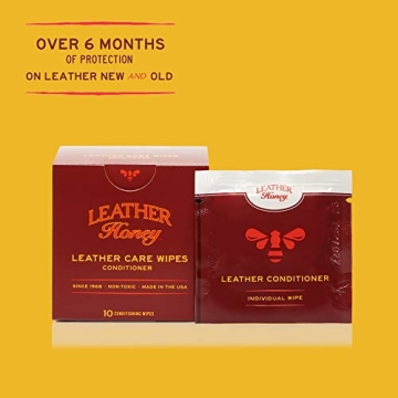 Leather Honey Leather Conditioner Wipes for Ultimate Care and Shine