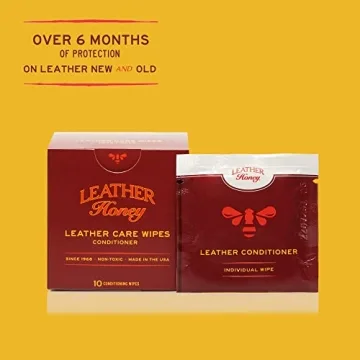 Leather Honey Leather Conditioner Wipes for Ultimate Care and Shine