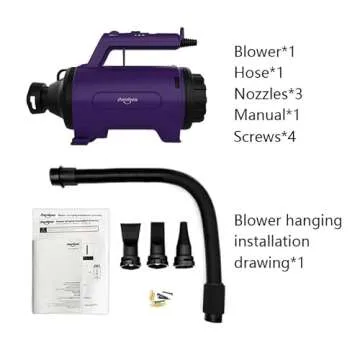 Dog Dryer High Velocity Professional Dog/Pet Grooming Force Hair Dryer/Blower