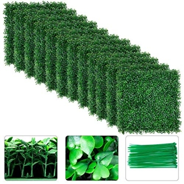 Artificial Boxwood Panels for Indoor and Outdoor Decor