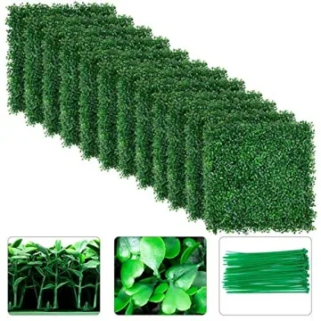 Artificial Boxwood Panels for Indoor and Outdoor Decor