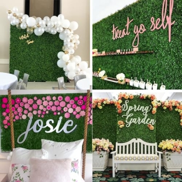 Artificial Boxwood Panels for Indoor and Outdoor Decor