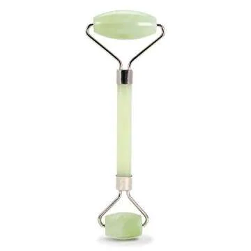 Plum Beauty Jade Roller for Face - Improves Skin Tone and Blood Circulation - Skin Care Face Roller Reduces Under-Eye Puffiness and Dark Circles