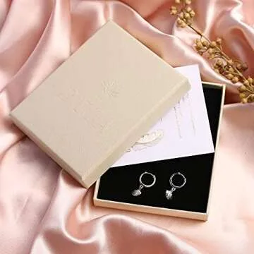 BYIA Huggie Dangle Earrings - Unique Jewelry Gift