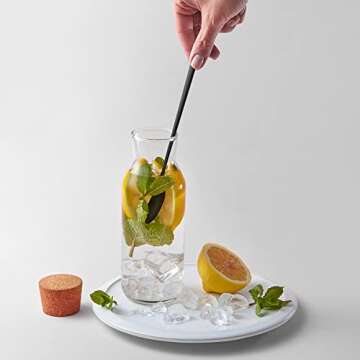 Durable Stainless Steel Iced Tea Spoons Set of 6