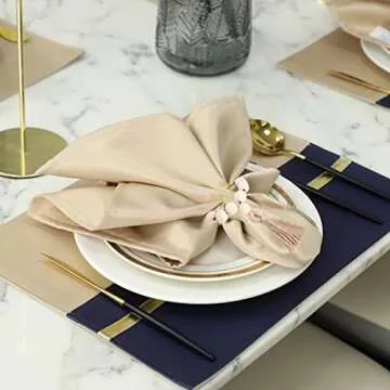 AEKAO Set of 12 Wood Bead Napkin Rings with Jute Rope Tassels for Christmas Farmhouse Wedding Home Dining Table Party Decoration