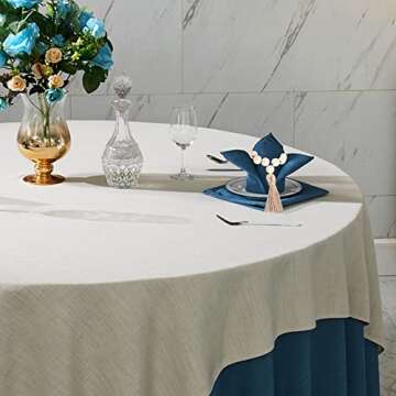 AEKAO Set of 12 Wood Bead Napkin Rings with Jute Rope Tassels for Christmas Farmhouse Wedding Home Dining Table Party Decoration