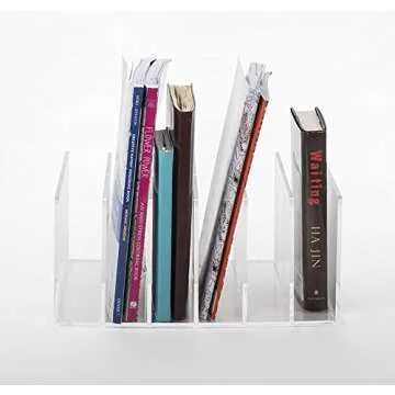 Acrylic File Organizer for Desktop and Home Use