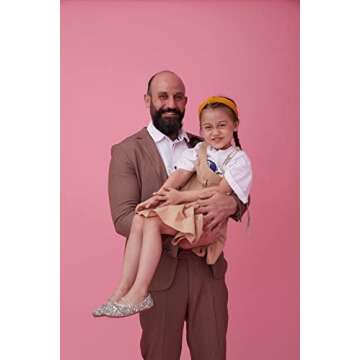 Yizhily Seamless Photogrphy Background Paper, Paper Backdrop Roll for Photoshoot, 82" x16', Carnation Pink