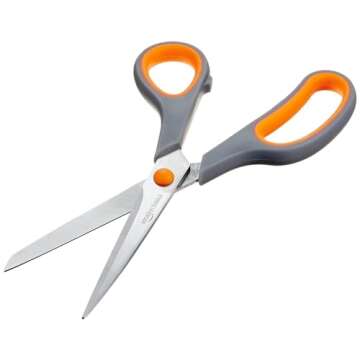 Amazon Basics Multipurpose Scissors with Comfort Grip
