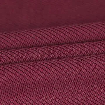 GEMBERA Women's Sleeveless Scoop Neck Ribbed Tank Tops Fitted Basic Maroon Burgundy Tank Tops Women