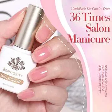 Born Pretty Elegant Jelly Gel Nail Polish Set for Perfect Nails