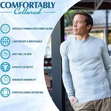CC Perfect Slim Fit Crewneck Sweater for Men - Stylish Comfort